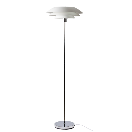 Dyberg Larsen DL45 gulvlampe 146x45x45 cm mat hvid