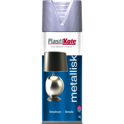 Plasti-kote metal 451 spraymaling sølv 400 ml