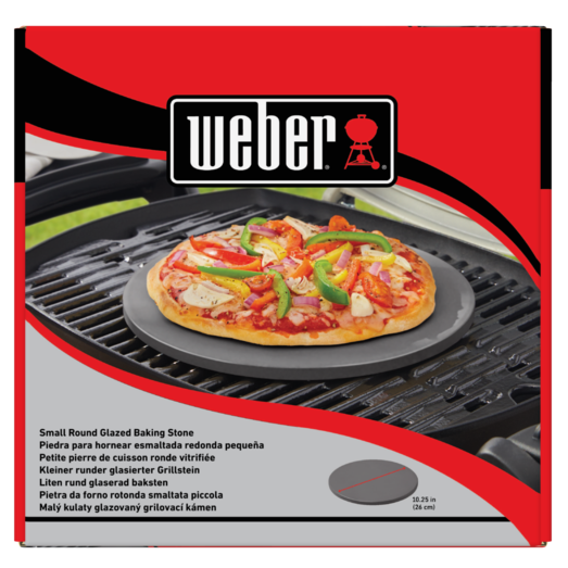 Weber pizzasten  Ø26 cm grå