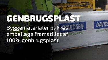 100% genbrugsplast