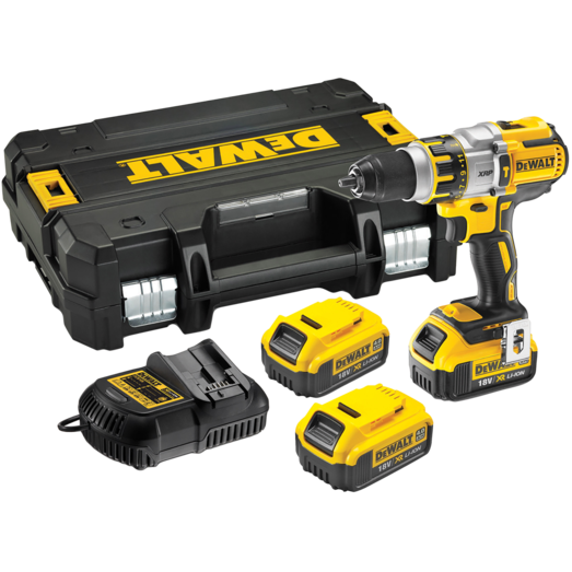 DeWALT DCD996M2 18V XRP slagbore/skruemaskine  2x4,0 Ah batteri og lader