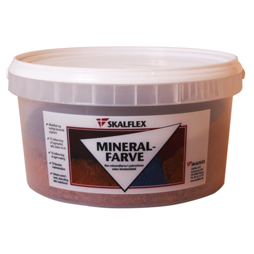 Skalflex Mineralfarve oxydbrun - 1 kg