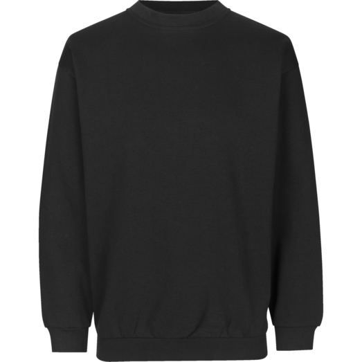 ID klassisk sweatshirt sort