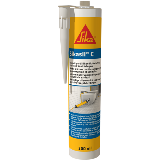 Sika Sikasil-C byggesilikone klar 300 ml