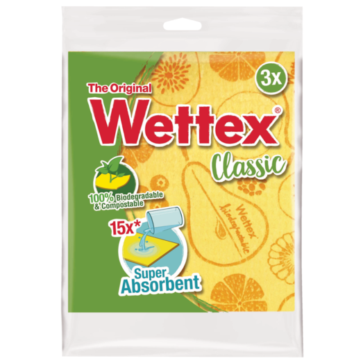 Vileda Wettex svampeklud Classic 100% natural gul