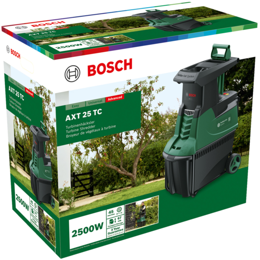 Bosch AXT 25 TC 220V kompostkværn