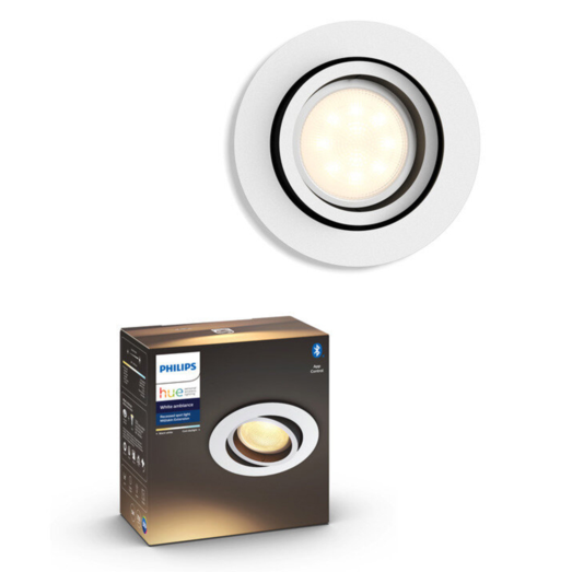 Philips Hue Milliskin indbygningsspot rund GU10 LED