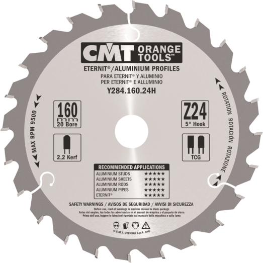 CMT savklinge t/fibergips 160x2,2x20 mm. Z24