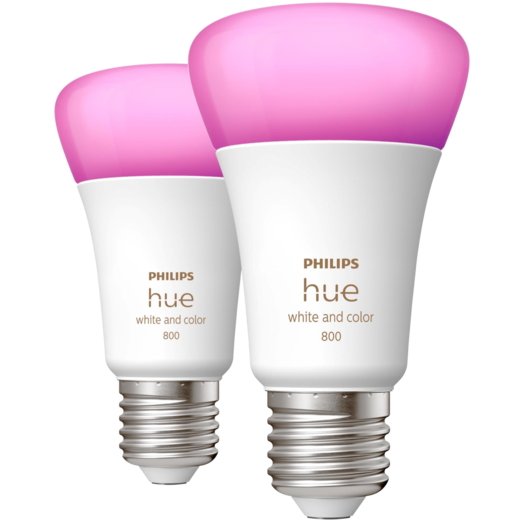 Philips Hue White and color ambiance dobbeltpakke E27 LED