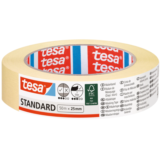 Tesa malertape standard 50m x 25mm